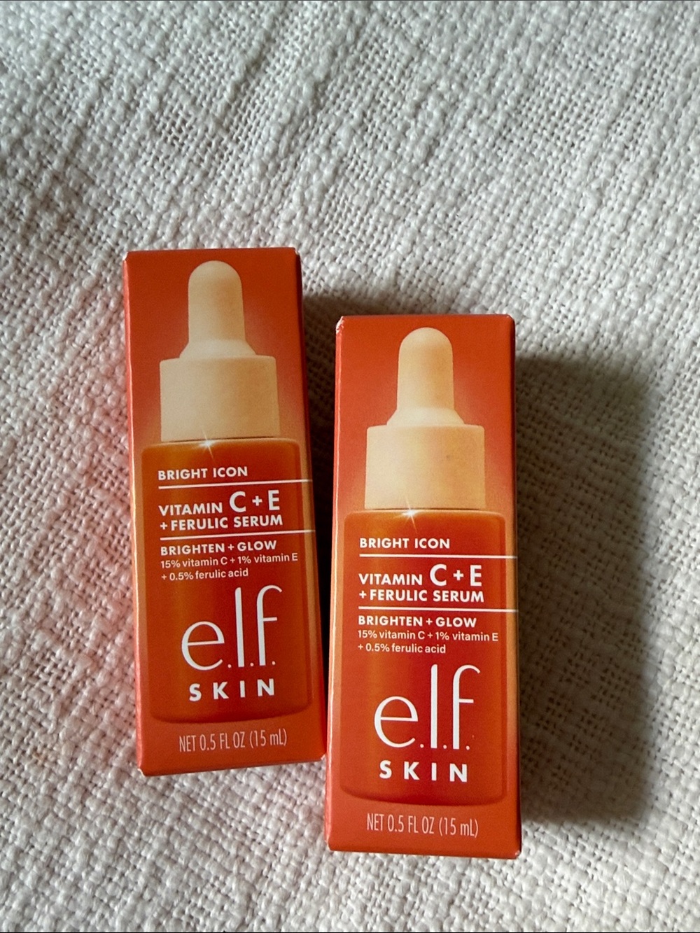⭐️ 5 for $20 - 2 New ELF Vitamin C + E Serum Minis .5oz each